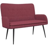 SOFA za dvije osobe boja crnog vina 115 x 61 x 87 cm tkanina | shoptok.hr