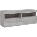  7-dijelni set zidnih TV ormarića LED boja hrasta sonome Siva | shoptok.hr