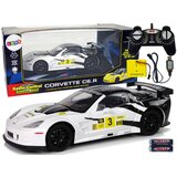  Licencirani avto na daljinsko upravljanje v razmerju 1:18 Corvette C6.R - bela | Shoptok.si