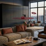  Luster na sajli PIATTO 1xGX53/15W/230V Ø 55 cm bordo | Eponuda.com
