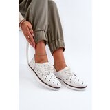 S. BARSKI White Women's Leather Shoes S.Barski LR182 | ePonuda.com