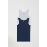 OVS Otroški pižama top 2-pack siva barva | Shoptok.si