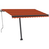 Prostostoječa avtomatska tenda 350x250 cm oranžna/rjava, (20728793) | Shoptok.si