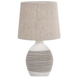 Candellux Lighting Bež namizna svetilka s tekstilnim senčnikom (višina 35 cm) Ambon – Cene
