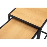 Bonami Essentials Stranske mizice v hrastovem dekorju v kompletu 2 ks 38x38 cm Noah – | Shoptok.si