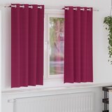  Zavjese za blackout s prstenovima 2 pcs Vinska crvena | shoptok.hr