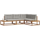  Set vanjskih sofa Prirodna i svijetlo siva | shoptok.hr