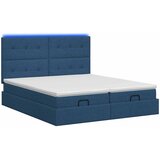  Krevet od pjene s madracem i LED-om Plava 180 x 200 cm Tkanina | shoptok.hr