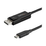 StarTech.com CDP2DP142MBD prilagodnik za video kabel 2 m USB Tip-C DisplayPort Črna | Shoptok.si