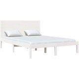  Okvir kreveta bez madraca bijeli 140 x 190 cm masivna borovina | shoptok.hr