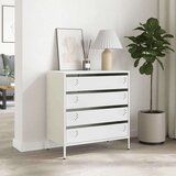 vidaXL Komoda bijela 68x39x73,5 cm hladno valjani čelik | shoptok.hr