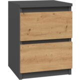 Shumee Nočna omarica Malwa M2 ANTRACIT ARTISAN, (21560423) Cene