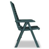  Podesive vrtne stolice 4 kom plastične zelene | Eponuda.com