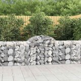  Lučne gabionske košare 20 kom 200x50x80/100cm pocinčano željezo | shoptok.hr