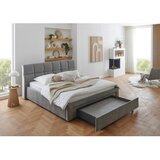 Meise Möbel Sivi tapecirani bračni krevet bez podnice 180x200 cm Canyon – | shoptok.hr
