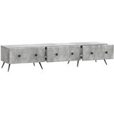 TV ormar Betonska siva 147 x 34,5 x 30 cm Konstruirano drvo | shoptok.hr