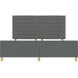  Krevetna konstrukcija Tamno siva 180 x 200 cm tkanina | shoptok.hr