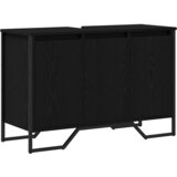 vidaXL Omara za umivalnik Drugo z vrati Črna Orehovina 91 x 35 x 60 cm, (5000044199) Cene