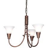 Elstead Lighting Elstead EM3-COPPER - Luster na lancu EMILY 3xE14/40W/230V | Eponuda.com