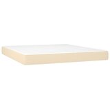 vidaXL Vzmetnica z žepkasto vzmetjo krem 180x200x20 cm blago, (20915859) | Shoptok.si