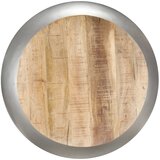 Furnova Klubska mizica siva 68x68x30 cm trden mangov les, (21914718) | Shoptok.si