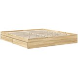  s od storage Sonoma hrast 180 x 200 cm Konstruirano drvo | shoptok.hr