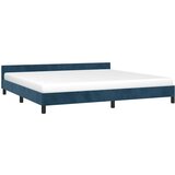  Okvir za krevet bez madraca tamnoplavi 200x200 cm baršunasti | Eponuda.com