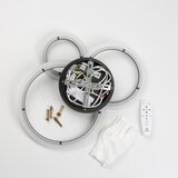 Brilagi plafonska svetiljka orbits LED/40W/230V 3000-6500K crna +daljinski upravljač | Eponuda.com