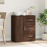 vidaXL Komoda rjavi hrast 60x31x70 cm inženirski les | Shoptok.si