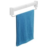 Wenko 3770013100 - Stalak za sušenje veša BUTTERFLY 70x13,5 cm srebrna/bela | Eponuda.com