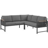 Mömax Loungegarnitur Washington Grau/naturfarben, 4-Teilig | Shoptok.si
