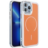 AVIZAR Ohišje MagSafe za iPhone 13 Pro Max hibridna ojačana zasnova, Oranžna, (5000189751) | Shoptok.si