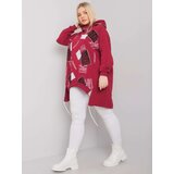 RELEVANCE Sweatshirt-RV-BL-7217.79P-burgundy | Shoptok.si