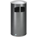VAR koš za odpadke, uporaba na prostem, 75 l, z notranjim vstavkom, antično srebrne barve | Shoptok.si