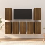 TV ormarići 7 kom boja smeđeg hrasta 30,5 x 30 x 60 cm drveni | shoptok.hr
