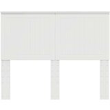  Uzglavlje s uzglavljem Sjajno bijelo 120 cm Konstruirano drvo | shoptok.hr