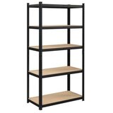 Songmics Regal 40 x 90 x 180 cm rjavo-črna, GLR040B01 | Shoptok.si