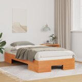  Posteljni okvir Rjava 75 x 190 cm Trdna borovina, (5000126415) | Shoptok.si