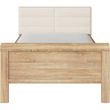 Novel POSTELJA 90 cm x 200 cm , tekstil, leseni material barve &amp;scaron;ampanjca, hrast sonoma Slike