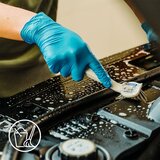 Espeon Nitril Ideal3 Examination Gloves Blue pregledne in zaščitne rokavice iz nitrila brez pudra velikost XL 100 kos | Shoptok.si