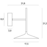  MAXLIGHT W0303 - LED zidna lampa HANA LED/6W/230V crna | Eponuda.com