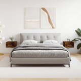 The Living Store Stenska nočna omarica 2 kosa dimljeni hrast 35x35x20 cm - Stenska Nočna Omarica, (21435419) | Shoptok.si