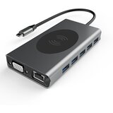 INF večfunkcijski adapter tipa c 14-v-1 s priključki ethernet, hdmi in vga, (21778808) Cene