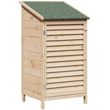 vidaXL Vrtna Šupa Prirodna 59 x 56 x 113 5 cm Čvrsto drvo jele - Prirodna 59 x 56 x 113 5 cm Cijene