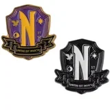wednesday - nevermore academy 2 pin set