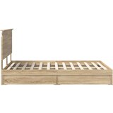  Postelja s shranjevanjem z vzglavjem Sonoma hrast 140 x 200 cm, (5000105814) | Shoptok.si