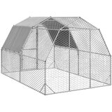  Kavez za kokoši s krovom 2,5x4x2,25 m pocinčani čelik | shoptok.hr