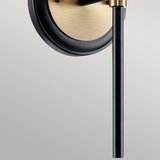  Kichler KL-BENNO1-BK-CPZ - LED kupatilska svetiljka BENNO 2xG9/3W/230V zlatna IP44 | Eponuda.com