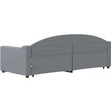  Dnevni krevet na razvlačenje svjetlosivi 80 x 200 cm od tkanine | shoptok.hr