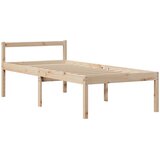  Knjižna postelja brez vzmetnice bela 75x190 cm trdna borovina, (21653685) | Shoptok.si
